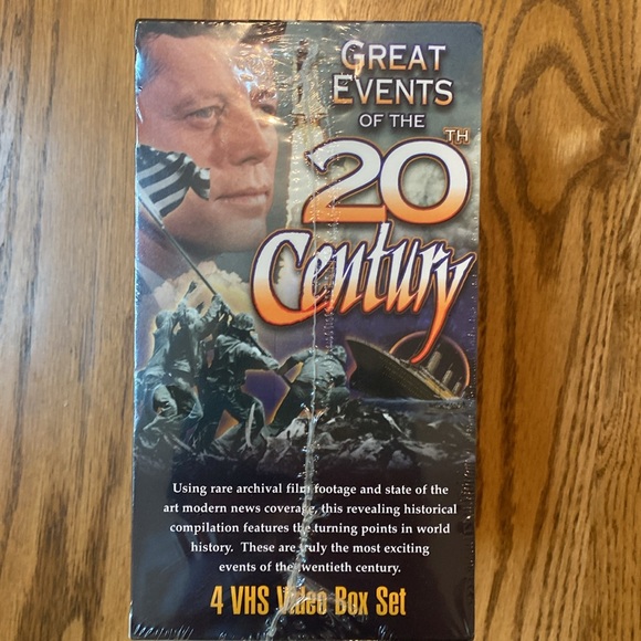 VHS box set Great Events of the 20th Century JFK NIB sealed educational history - Picture 4 of 7